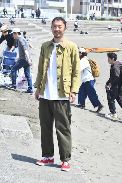 ファッションスナップ／第210回海さくらゴミ拾い