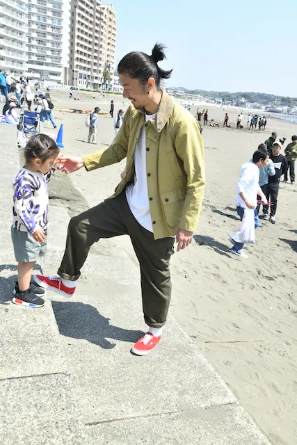 ファッションスナップ／第210回海さくらゴミ拾い