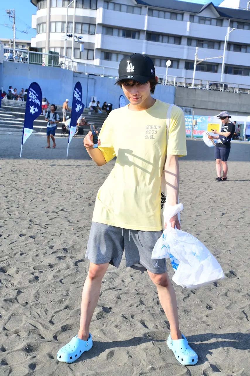 ファッションスナップ／第214回海さくらゴミ拾い