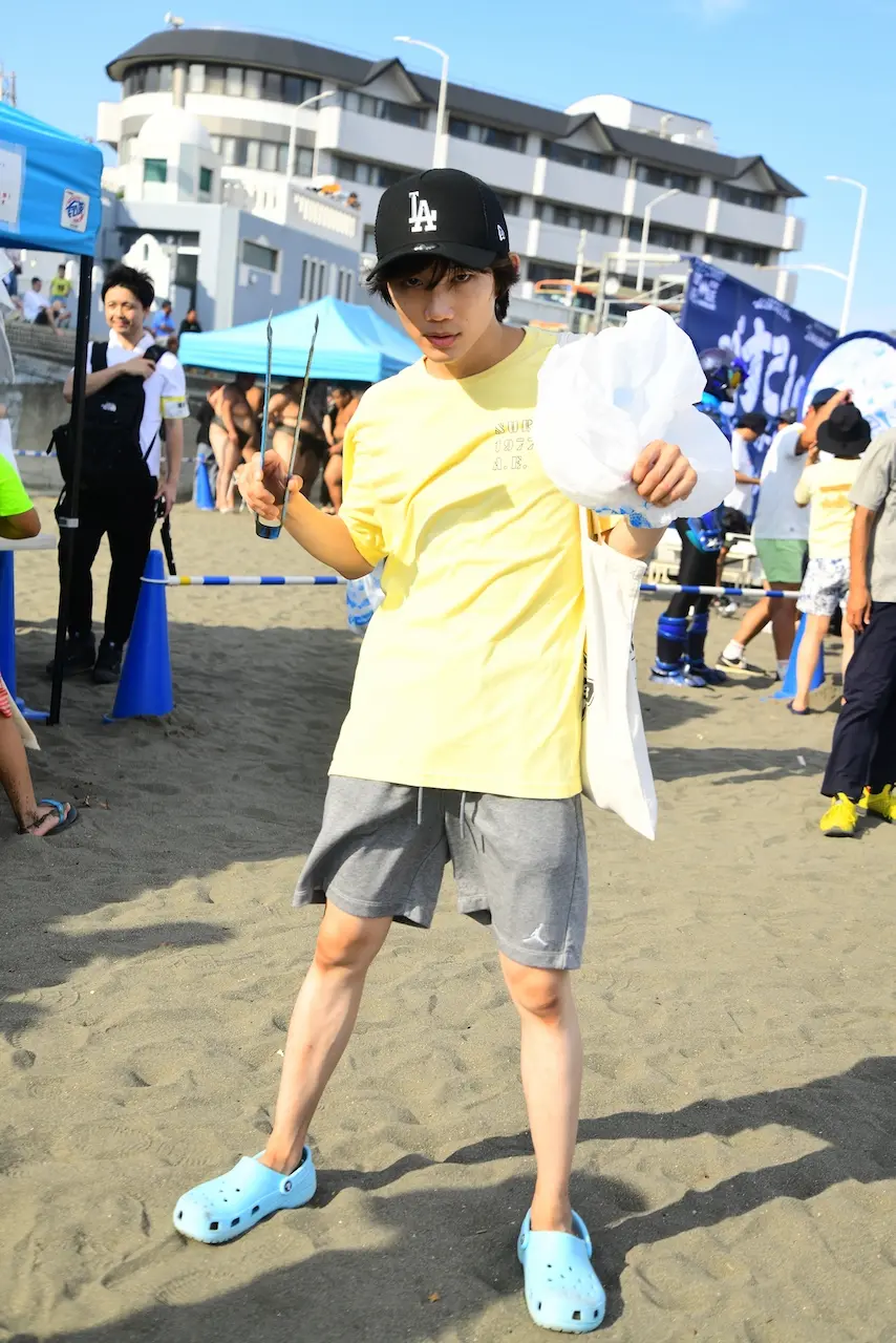 ファッションスナップ／第214回海さくらゴミ拾い