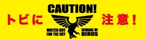 トビに注意！