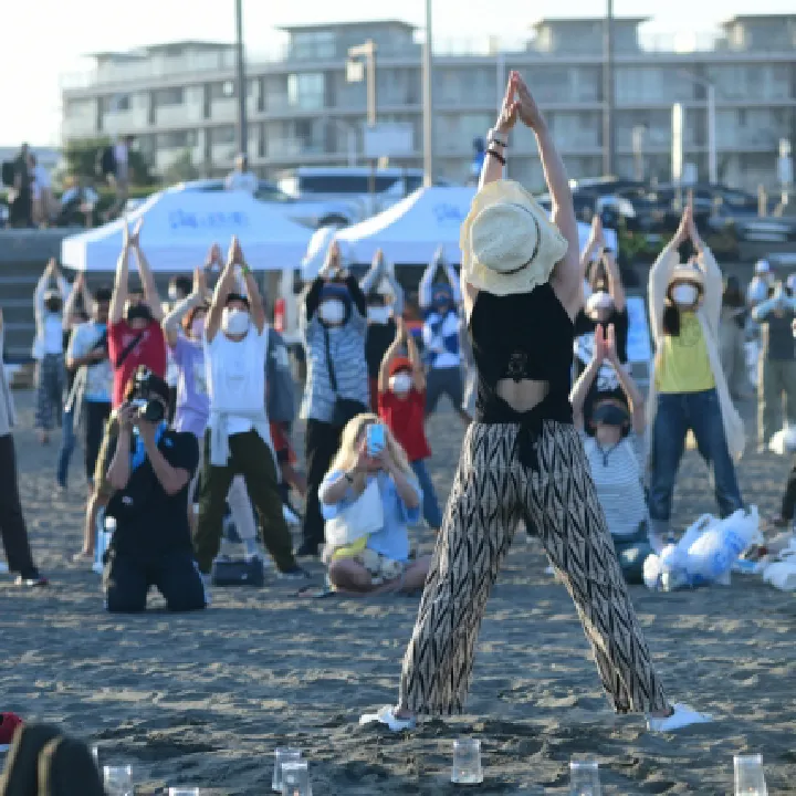 ビーチヨガ体験